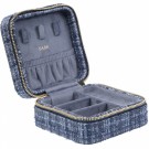 Tweed smykkeskrin mini - grisalle blue thumbnail
