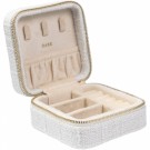Tweed Jewellery Box Mini - off white thumbnail