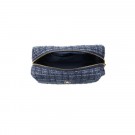 Tweed toalettmappe small - grisalle blue thumbnail