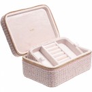Tweed Jewellery Box - light rose thumbnail