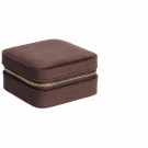 Fløyel smykkeskrin mini - chocolate brown thumbnail