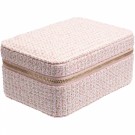 Tweed Jewellery Box - light rose thumbnail