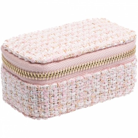 Tweed Jewellery Box Micro - light rose