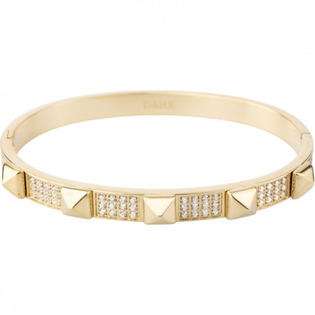 stud bangle w/crystals