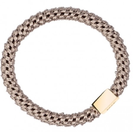Fat hair tie - warm taupe