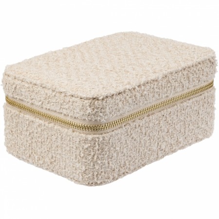 Tweed Jewellery Box - sand