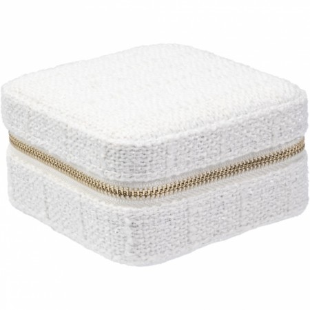Tweed Jewellery Box Mini - off white