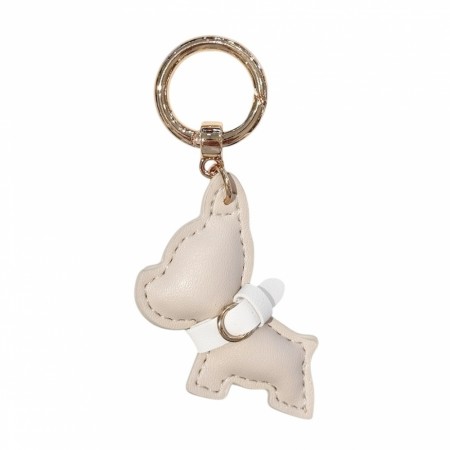 Puppy bag charm - sand